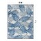 World Rug Gallery Palm Leaves Reversible Recycled Plastic 5' X 7' Navy Outdoor Rug 6065NAVY5X7 - alternate 4